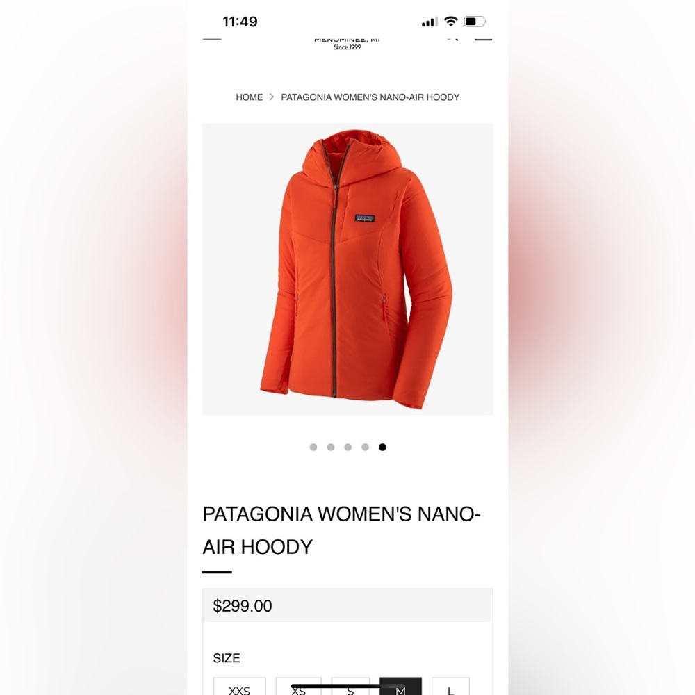 Patagonia Nano Air Hoody